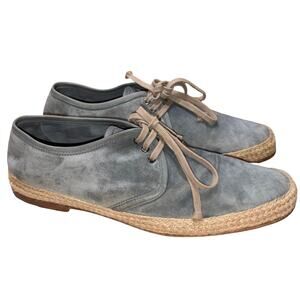 Officine Creative Gray Suede Espadrille Sneakers    Size: US 9